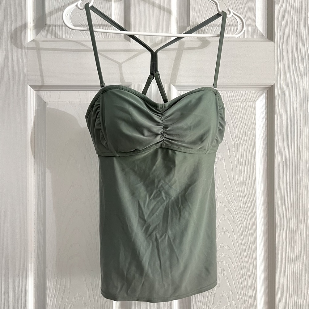 Athleta bandeau tankini 36 B/C Tall